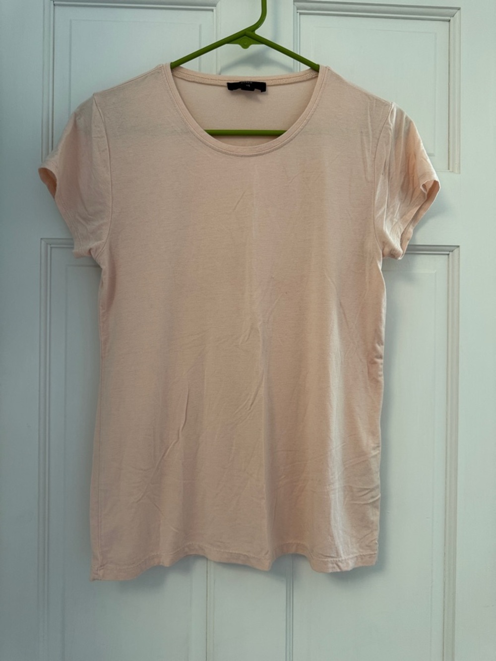 J. Crew Short Sleeve Crewneck Tee in Pale Blush